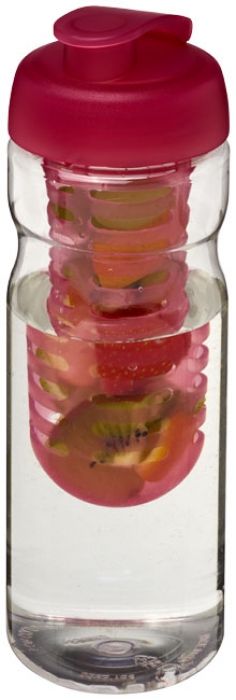 H2O Base® 650 ml sportfles en infuser met flipcapdeksel - 1