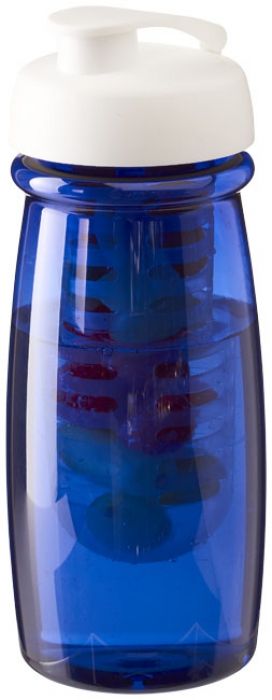 H2O Pulse® 600 ml sportfles en infuser met flipcapdeksel - 1