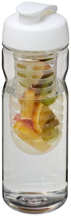 H2O Base Tritan™ 650 ml sportfles en infuser met flipcapdeksel - 1