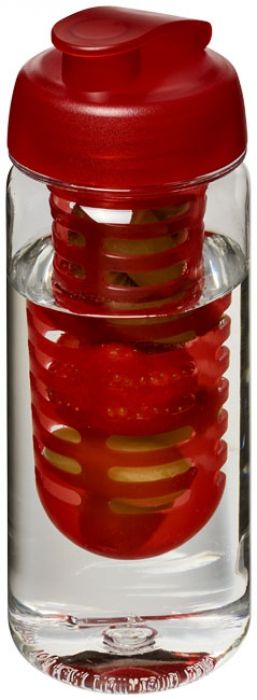 H2O Octave Tritan™ 600 ml sportfles en infuser met flipcapdeksel - 1