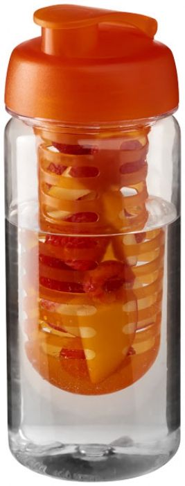 H2O Octave Tritan™ 600 ml sportfles en infuser met flipcapdeksel - 1