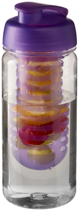 H2O Octave Tritan™ 600 ml sportfles en infuser met flipcapdeksel - 1