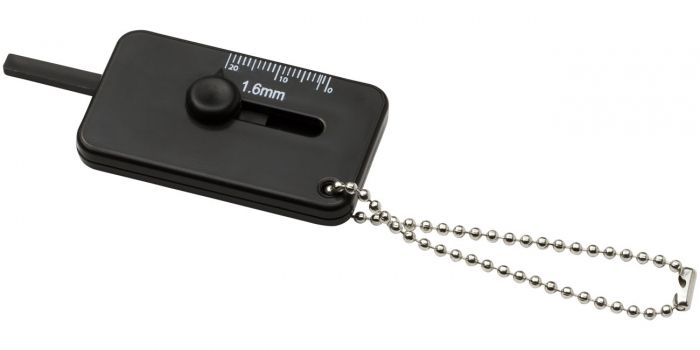 Kepi sleutelhanger met bandenprofielmeter - 1