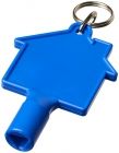 Maximilian huisvormige meterbox-sleutel met sleutelhanger