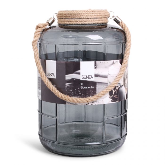 Glass Jar XL Grey - 1