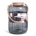 Glass Jar XL Grey