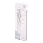 SENZA Paper Straws Silver - 2