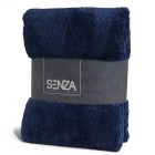 SENZA Fishbone Blanket Blue - 2
