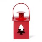 Tealight Lantern Xmas Tree Red - 1