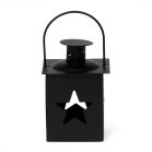 Tealight Lantern Star Black