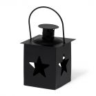 Tealight Lantern Star Black - 2