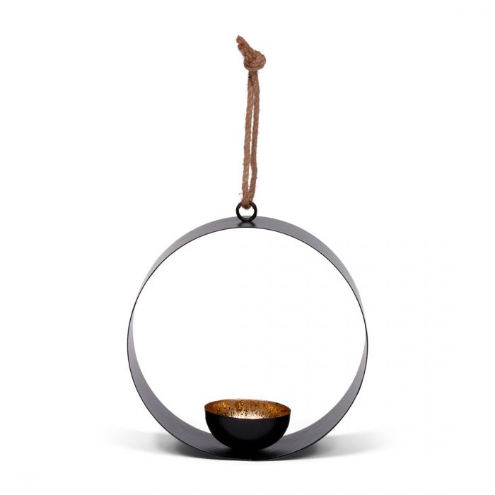 SENZA Round Tealight Hanger Gold - 1