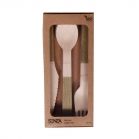 SENZA Wooden Cutlery Gold Set of 12 pcs - 2