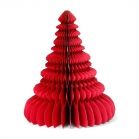 SENZA Papieren Glitter Kerstboom Rood - 2