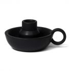 SENZA Dining Candle Holder Ceramic Black - 3