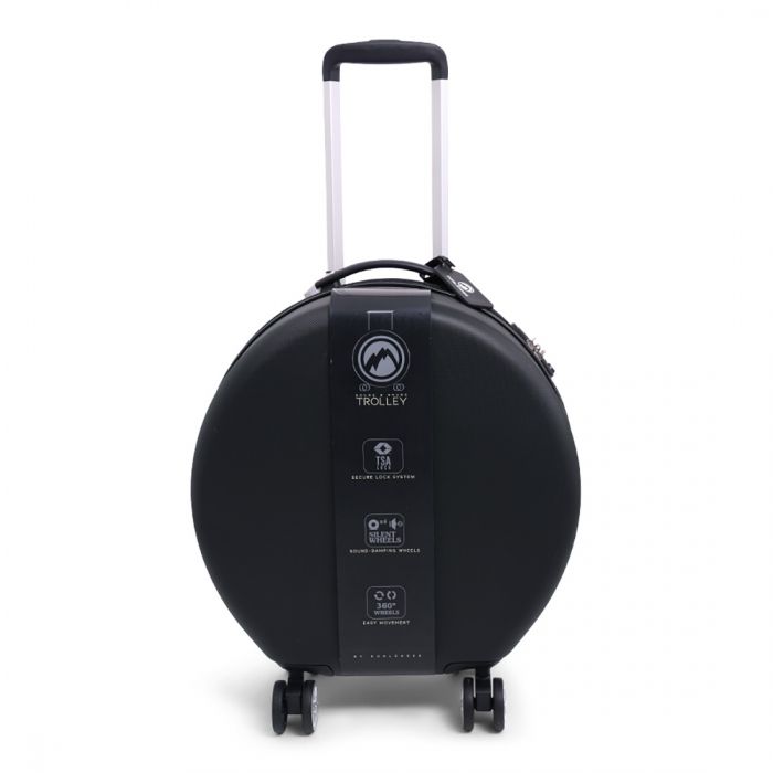 Round Shaped Trolley Black - 1