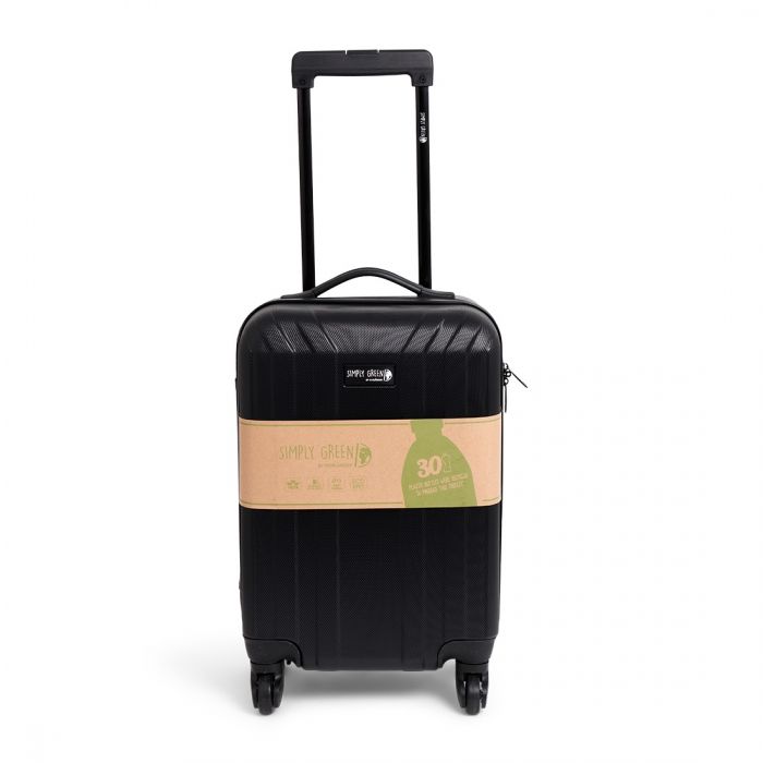 Norländer Cabin Size "Simply Green" Trolley RPET Zwart - 1