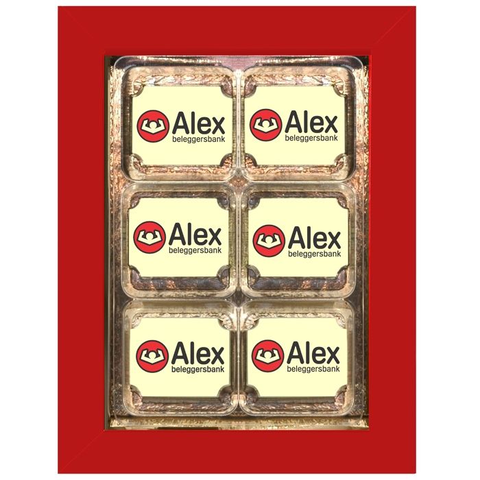 6 Logobonbons in geschenkdoos - 1