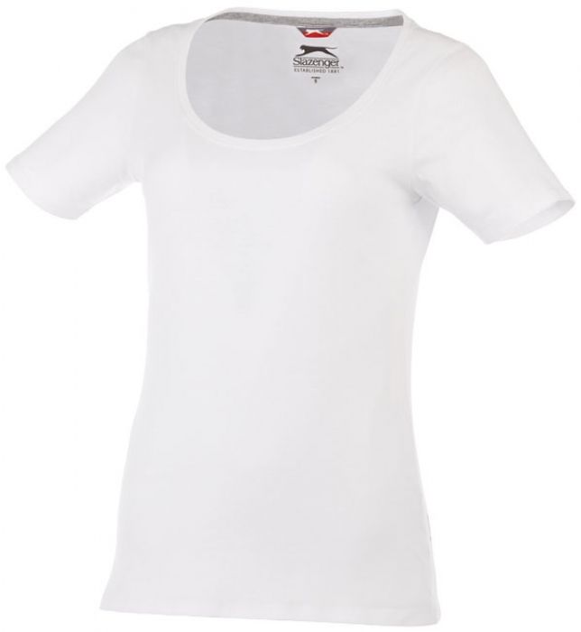 Bosey dames t-shirt met lage ronde hals en korte mouwen - 1