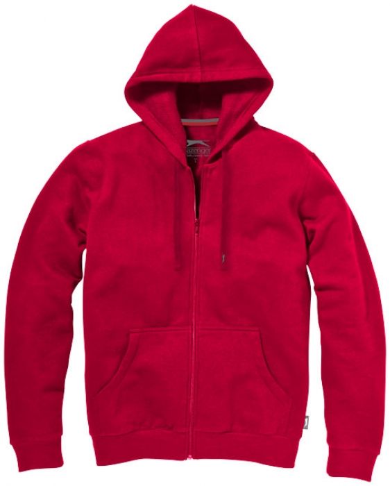 Open heren hoodie met ritssluiting - 1