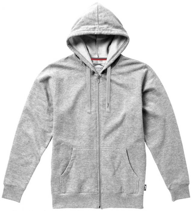 Open heren hoodie met ritssluiting - 1