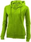 Open dames hoodie met ritssluiting