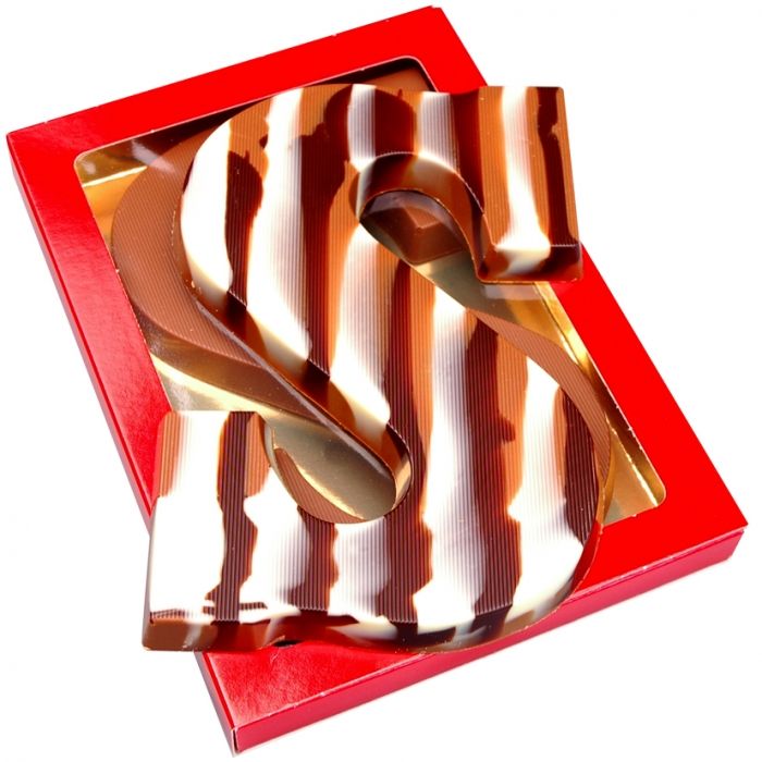 Chocoladeletter marmer A t/m Z - 1