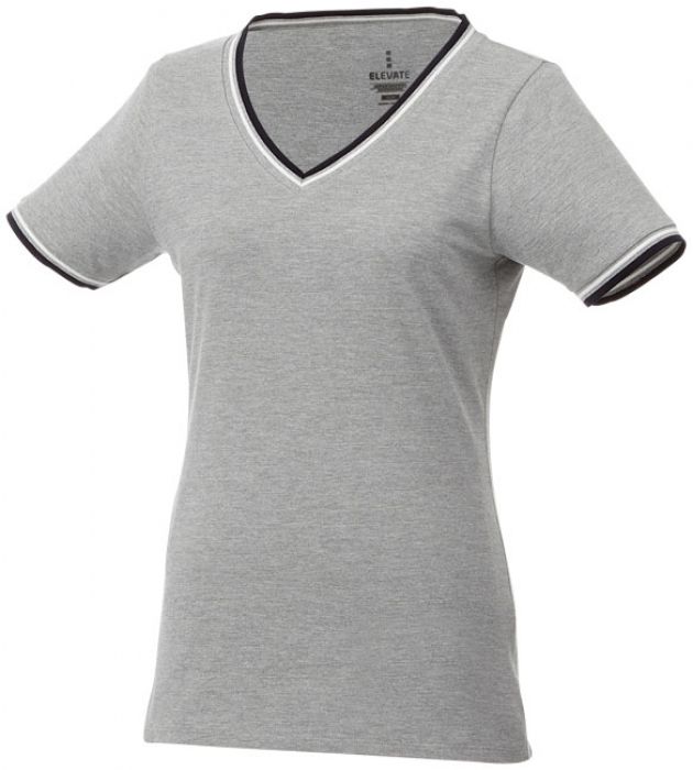 Elbert piqué dames t-shirt met korte mouwen - 1