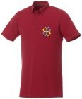 Atkinson button-down heren polo met korte mouwen - 3