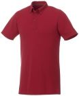 Atkinson button-down heren polo met korte mouwen - 1