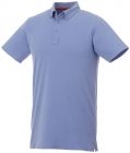 Atkinson button-down heren polo met korte mouwen