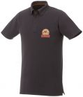 Atkinson button-down heren polo met korte mouwen - 3