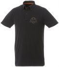 Atkinson button-down heren polo met korte mouwen - 3