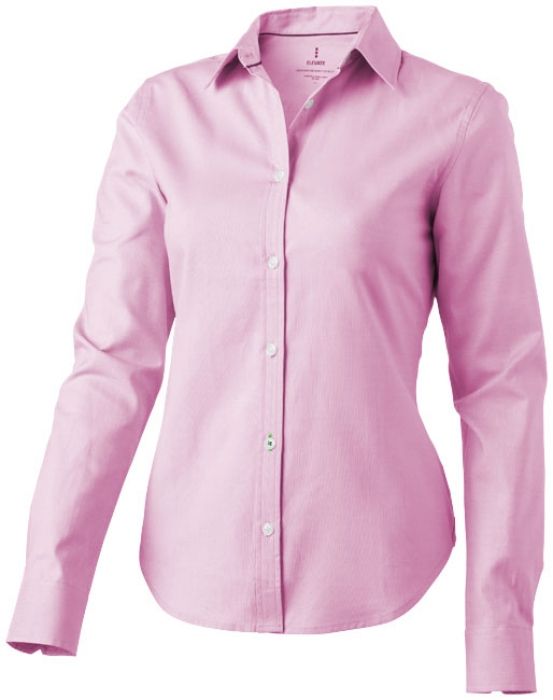 Vaillant oxford dames blouse met lange mouwen - 1