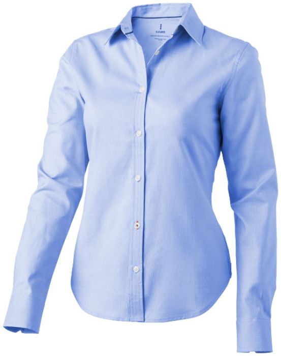 Vaillant oxford dames blouse met lange mouwen - 1