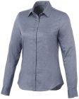 Vaillant oxford dames blouse met lange mouwen