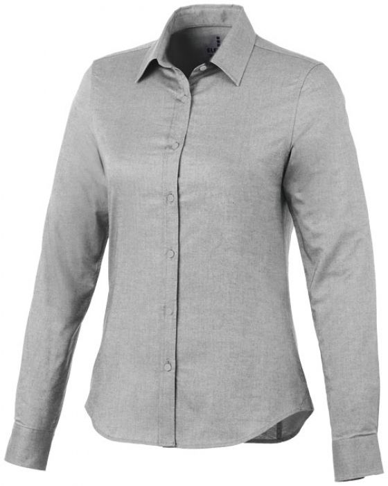 Vaillant oxford dames blouse met lange mouwen - 1