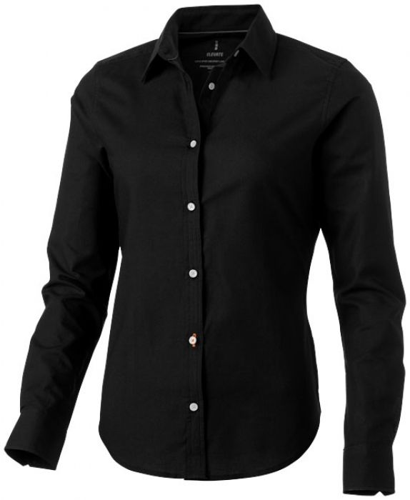 Vaillant oxford dames blouse met lange mouwen - 1