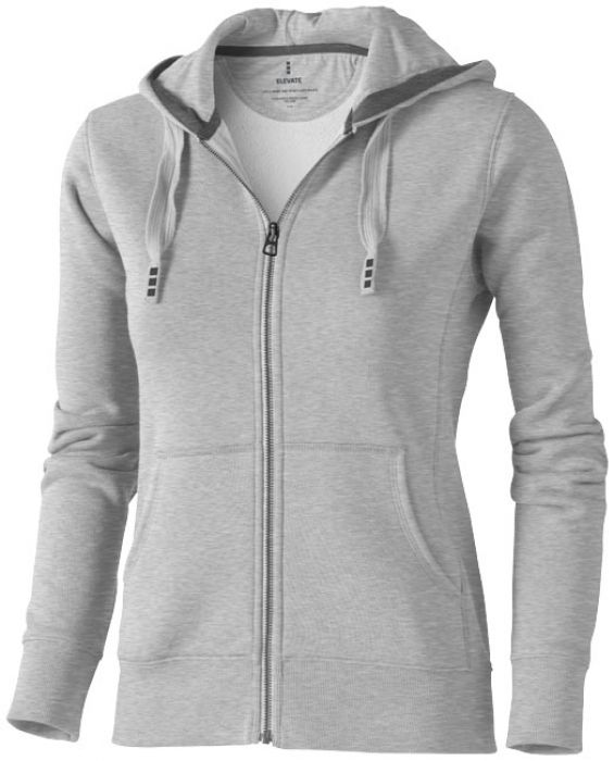 Arora dames hoodie met ritssluiting - 1