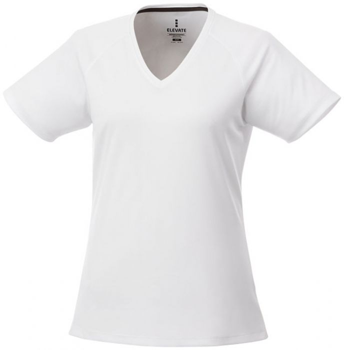 Amery cool fit V-hals dames t-shirt met korte mouwen - 1
