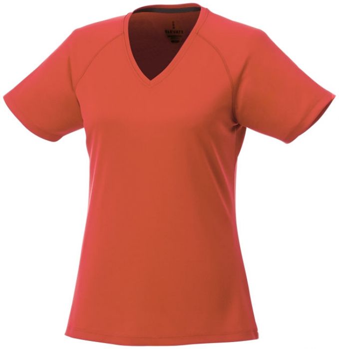 Amery cool fit V-hals dames t-shirt met korte mouwen - 1