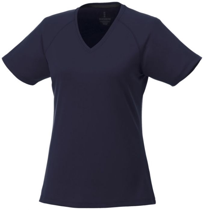 Amery cool fit V-hals dames t-shirt met korte mouwen - 1