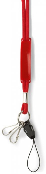 Polyester (300D) keycord met - 1