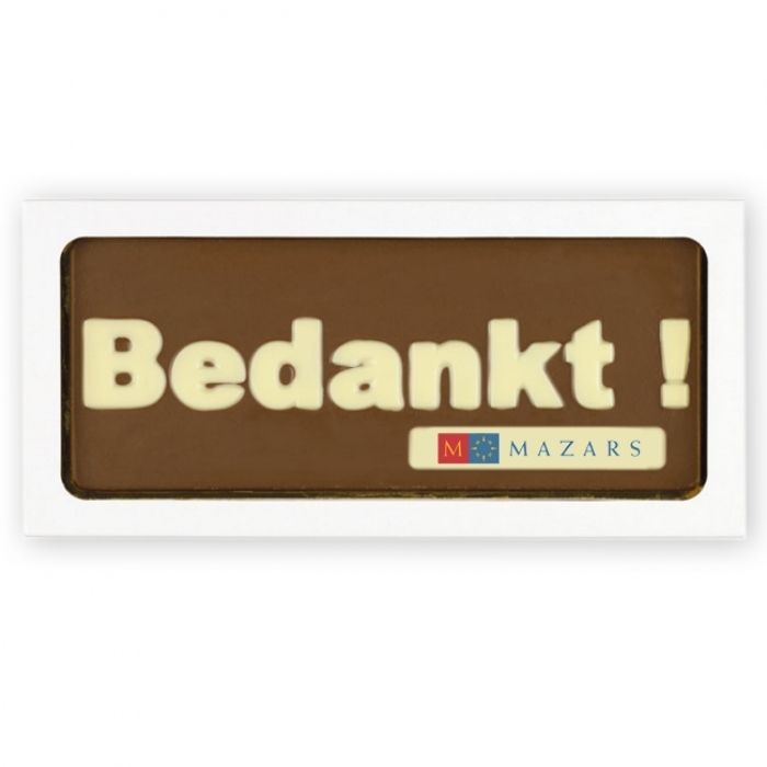 Bedankt chocolade 20 cm - 1