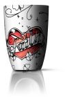 Thermocup set Tattoo, Medium 210ml set van 2 Hope/faith