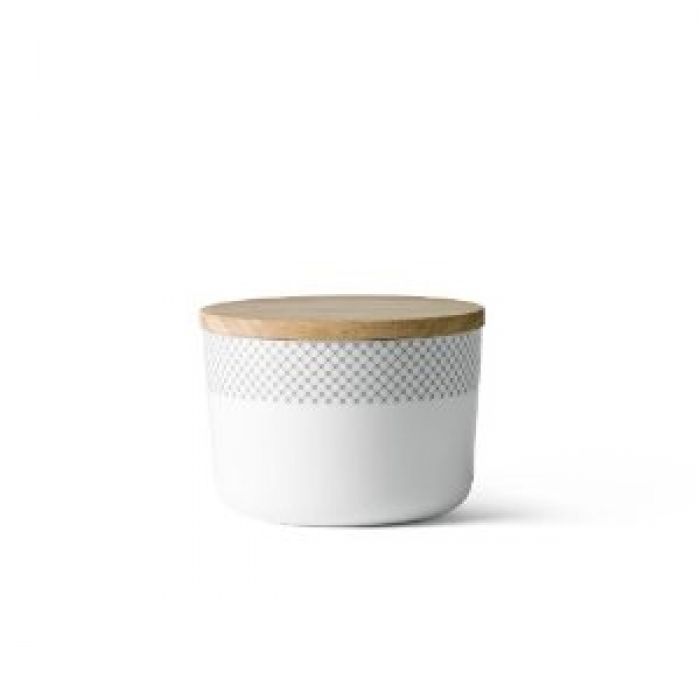 Dining Stitches voorraadpot met deksel XL, Grijs - 1