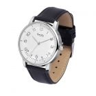 WatchTracker - nylon black - white - 2