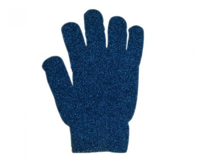 MARILENE Blue japanese nylon scrubglove glitter S/2 - 1