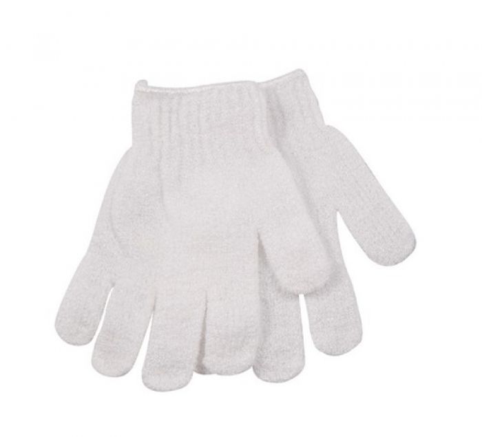 MARILENE White japanese nylon scrubglove glitter S/2 - 1