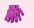 MARILENE Purple japanese nylon scrubglove glitter S/2